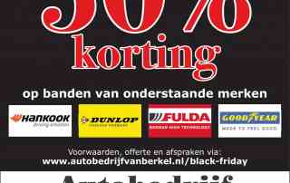 black friday deals bij uw banden specialist van berkel