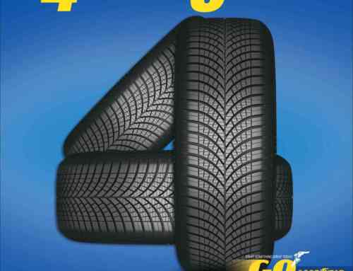 Actie 4 halen 3 betalen bij Goodyear All-Season banden